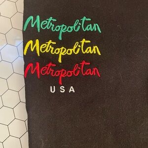 Metropolitan USA Black Sweatpants size XL